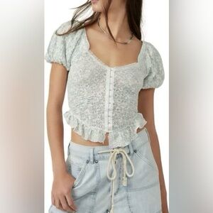 Free People | Oh Baby Lace Crop Top